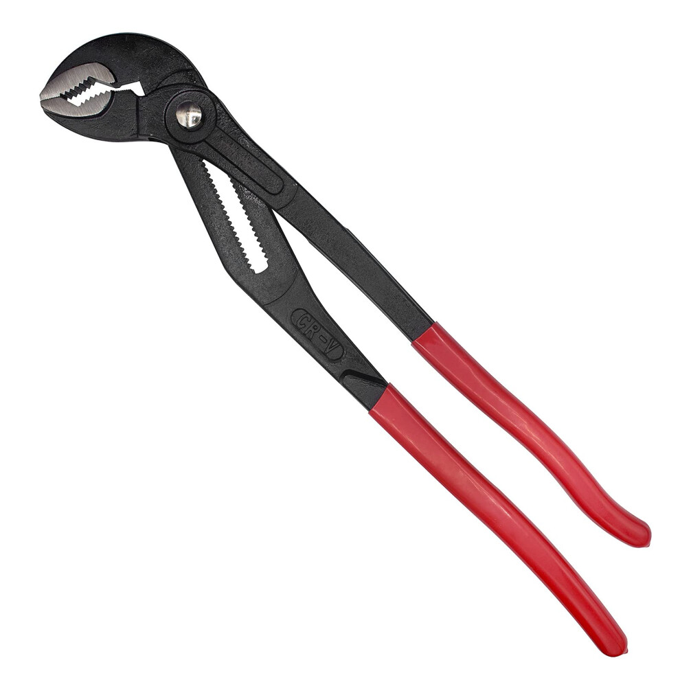16 Inch Heavy Duty Water Pump Pliers With Quick Button Adjustment, Ergonomic VâJaw Grip For Plumbing 9189345631085