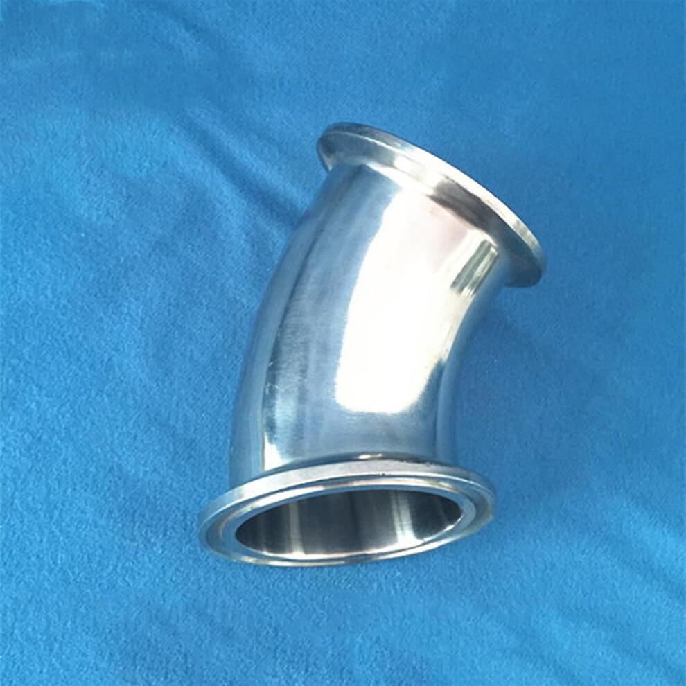 45 Degree Stainless Steel Tri Clamp Elbow 1.5 Inch Sus 304 Sanitary Pipe Fitting Connector 9426802877946