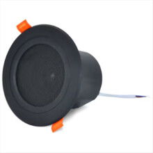 3Inch Ceiling Home Speaker 10W Moisture-Proof Full Range Music Speaker with Cover Fashion Home Audio System Black