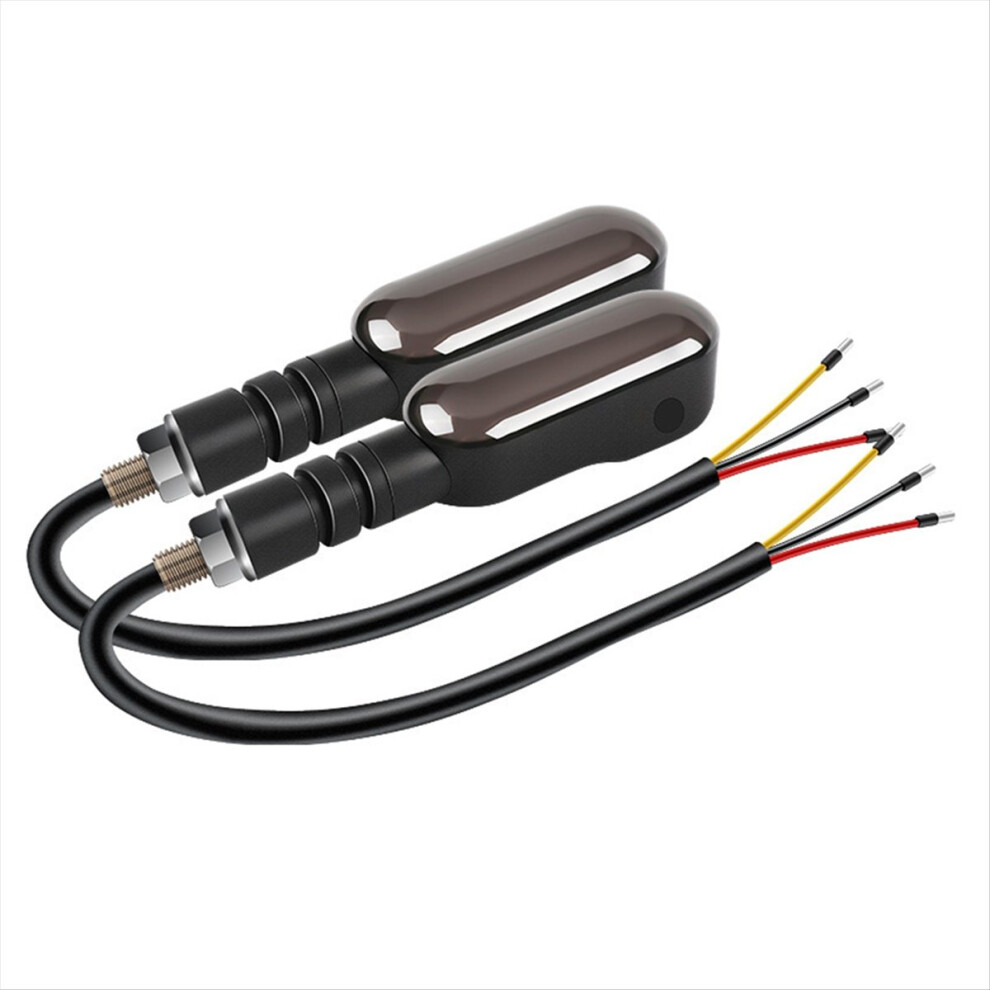 2Pcs Motorcycle Led Turn Signal Lamp Color Projection Lamp Waterproof Led Ambient Turning Warning Light 4852240140673