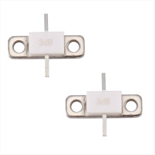 2 peças Atenuador de 3dB 100 Watts Atenuadores com flange 100 Watts 3dB DC-3GHz 50 Ohms para flange completa 50 Ohm DC-3.0Ghz Baixa ROE