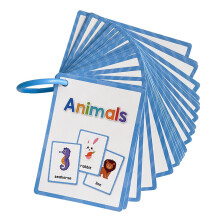 Vocabulary Building Flashcards Kids Early Learning Word-animal