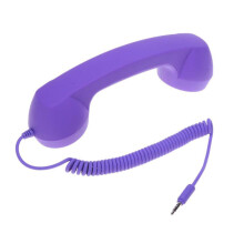 Retro-Telefonhörer im Vintage-Stil, rutschfeste, matte Oberfläche, einfache Plug-and-Play-Verbindung, leicht und tragbar, gute Qualität, langlebig