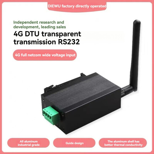 Ασύρματη μονάδα 4G DTU, σειριακή θύρα RS485/232, πλήρης διαφανής επικοινωνία Netcom B 1