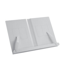Adjustable Reading Stand With Page Clips Textbooks Stand-grey