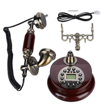 Vintage-telefon med dreieskive Europeisk fasttelefondesign Klassisk retro-telefon for kontor, hjemmedekor, god gave til festivaler, vanlig telefon