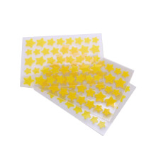 Yellow Star Shaped Hydrocolloid Acne Patches for Face Overnight Blemish Healing 10 Sheets