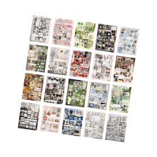 Die-Cut Sticker Book Retro Scrapbook Sticker Japanese- 3
