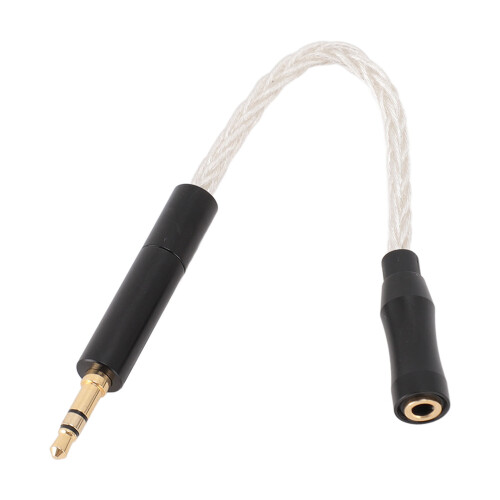 Διαφανής προσαρμογέας Smooth Sound για συσκευές Audiophile, προσαρμογέας αρσενικού 3,5 mm σε 2