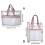Clear PVC File Organiser Sorting Folder Expandable Document-A 4 2
