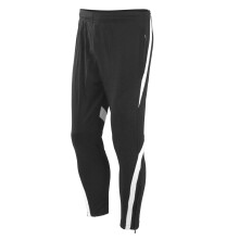 Bríste Spóirt d'Fhir a Thriomaíonn go Tapaidh le Cuff Zipper agus Coim Leaisteach, Iontach le haghaidh Rith, Rothar, Giomnáisiam, Corp-Thógáil