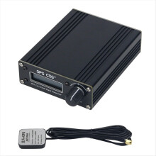 GPS CSG+ V2 GPS Disciplined Oscillator GPSDO GPS Corrected Signal Generator 10KHz-220MHz Dual-Channel Adjustable EU Plug