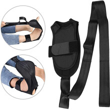 Ergonomischer Stretchgurt für Yoga ohne Hilfsmittel, tragbarer, verstellbarer Fußtrainer aus Oxford-Gewebe und Polyester-Baumwolle für Beine und