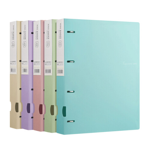 A4-Aktenordner, Sichtbuch, 4-Loch-Ordner,-Grün 2