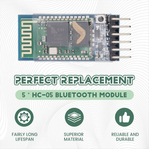 Bluetooth Transceiver Module Master-Slave Bluetooth Expansion Board Wireless Slave Module for Projects 1