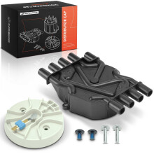 Ignition Distributor Cap and Rotor for Chevrolet GMC Cadillac Trucks SUVs 19962002 Reliable Fit