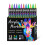 12 Stück Acryl-Marker, doppelseitiger Pinselspitze, 1