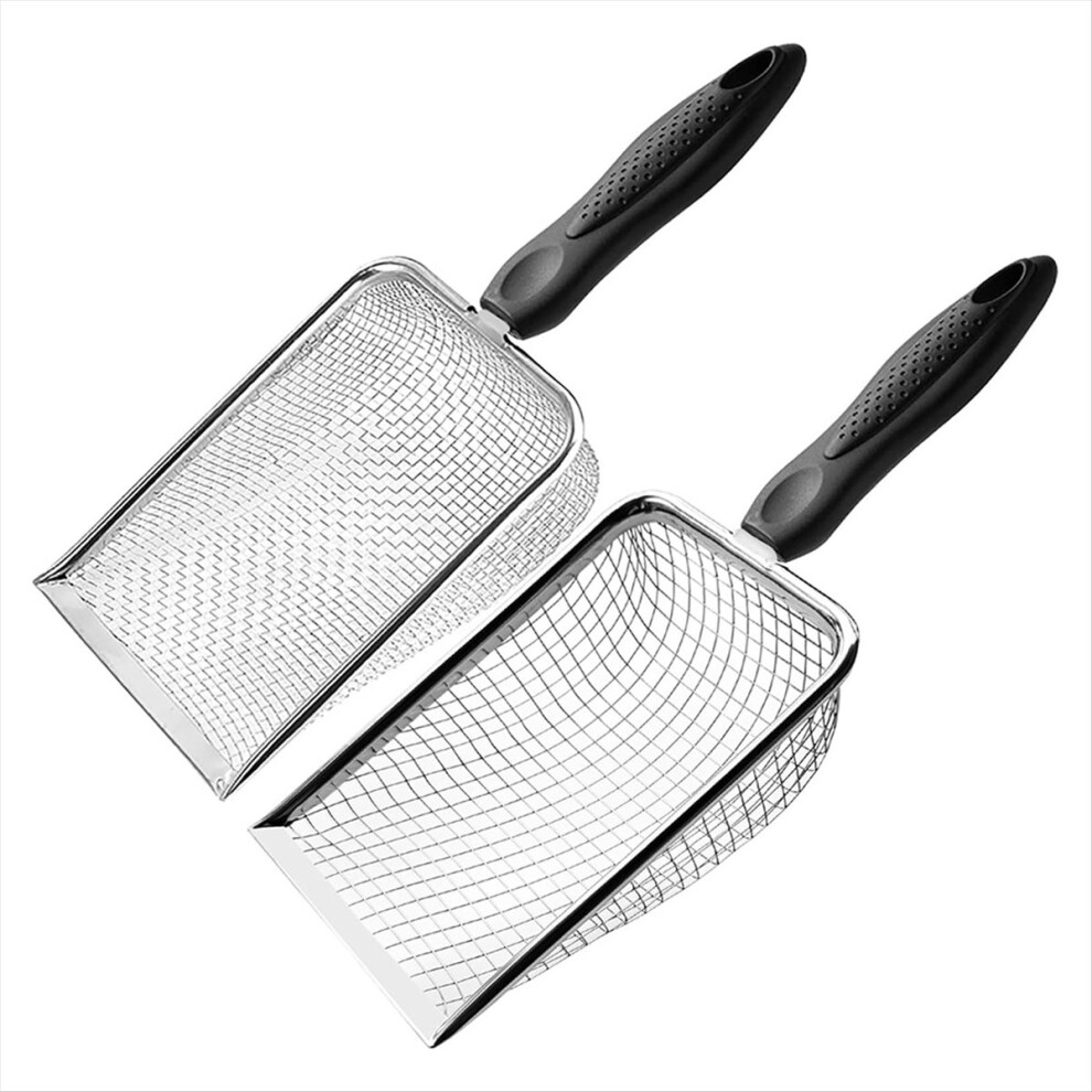 Soil Sifter For Gardening Pack Of 2, Dirt Sifter Compost Sifter With Handle,2 Garden Sifters For Soil With 3.8/5Mm Mesh 4852240151747