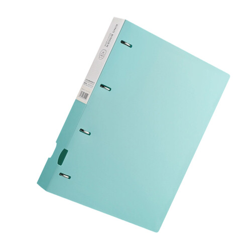 Document Folder 4 Rings Binders 4 Hole Binders Folders-Blue