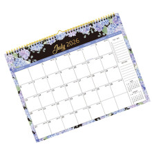 2025-2026 Wall Calendar 18 Month Calendar-Hydrangea Blossom Ca
