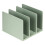 Desk Book End 3 Compartments ABS Bookend Space Saving-Green 1