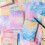 Adhesive Watercolor Sticker for Craft Notebook Journal-joy. 5
