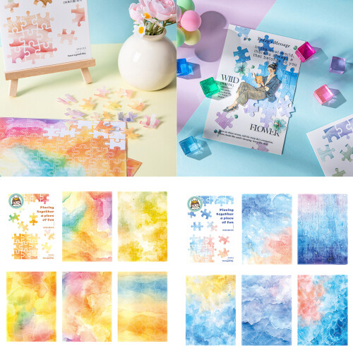 Adhesive Watercolor Sticker for Craft Notebook Journal-joy. 1
