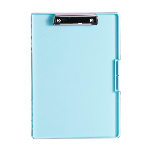 Double Layer Document Case with Clipboard Water-Fresh blue