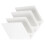 Desk Bookend ABS Book End 3 Section Book Organiser Book-White 1