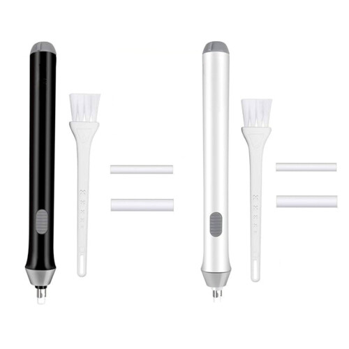 Electric Eraser for Art Craft Project with 142 Refills-Black 1