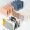 Desk Bookend ABS Book End 3 Section Book Organiser Book-White 6
