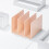 Desk Bookend ABS Book End 3 Section Book Organiser Book-White 4