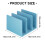 Desk Bookend ABS Book End 3 Section Book Organiser Book-White 3