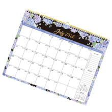2025-2026 Wandkalender 18 maanden kalender-Hortensia Bloesem Ca