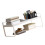 Bureau-organizer Plank Stapelbaar bureau-50 enkele laag wit 1