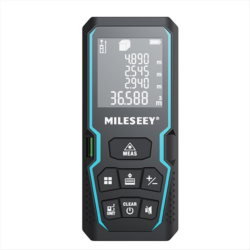 Uz S6 Laser Distance Meter 50M Rangefinder With Level Bubble Lcd Display With Backlit, Measure Tools For Home 4852240148266