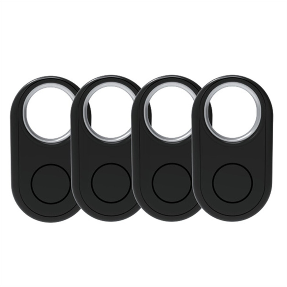 4Pcs Smart Tag Gps Tracker Anti-Loss Alerts Sound Fast Locator Pet Tracker Child Anti-Lost Tracker For Find Hub Black 4852240146071