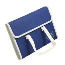 Sac de rangement pour fichiers A4, sac pour documents,-Bleu