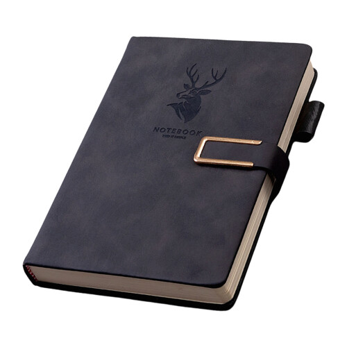 Meeting Notebook Business Notepads Journal Notebook Thick-Black
