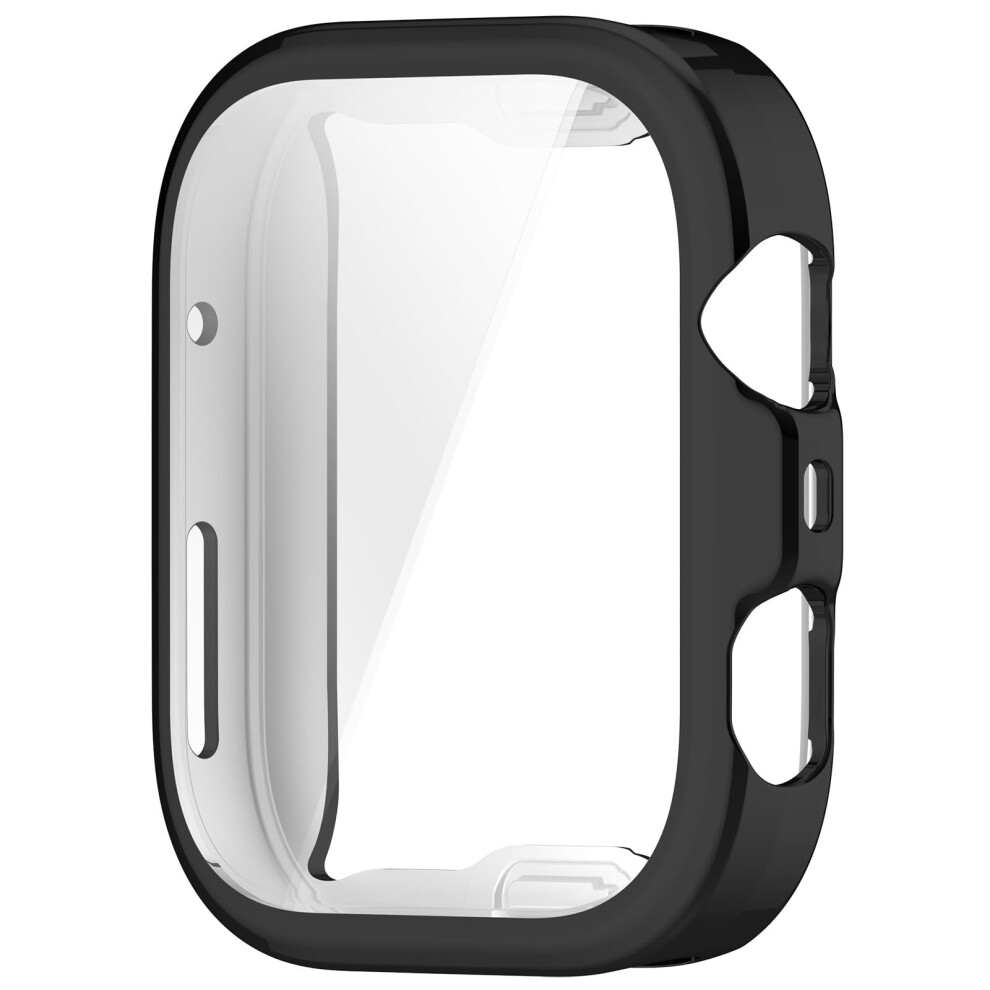 Smartwatch Case For Watch Fit 4 Shockproof Scratchproof Full Coverage Protective Shell Black 9426802879216