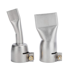 Heat Gun Nozzle Set Stainless Steel 20mm and 40mm Tips for PVC and PP Welding Long Service Life