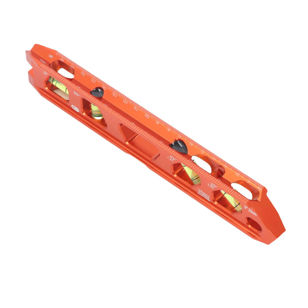 Magnetic Aluminum Bubble Level With 4 Vials For Accurate Alignment And Heavy Duty Plumbing 9189345632907