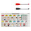 Tableau d'apprentissage effaçable en PVC,-Tableau de division 1