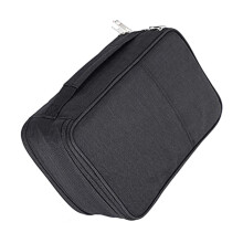 Trousse Ă crayons Portable Ă 300 fentes, organisateur de-Noir