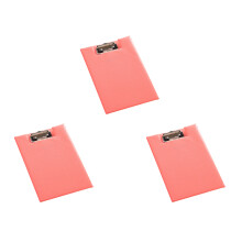 Dossier de conférence d'affaires avec presse-papiers,-Rose rouge