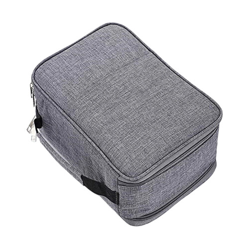 300 Slots Pencil Case with Handle Coloured Pencils Storage-grey