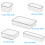 16/25 Pcs Clear Drawer Organiser Easy to Use Dressing Table-1 3