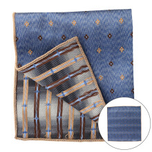 Elegant Square Handkerchief Florals Pattern Pocket-Style 2