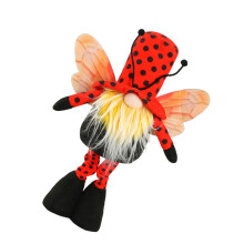 Spring Honeybees Decors Bumblebees Gnomes,Handmades Plushs-Red