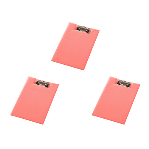 Conference Folder with Clipboard Folding Clipboard-Rose red